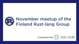 Rust meetup